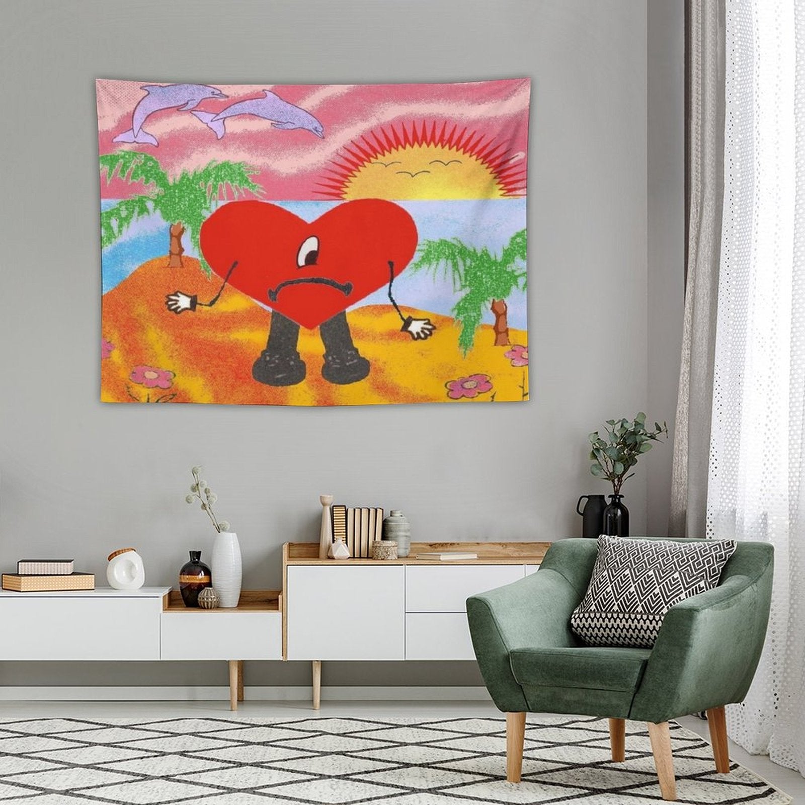 Bad Bunny - Un Verano Sin Ti (English Translation) Tapestry