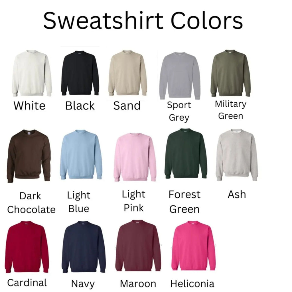 "Here For The Benito" Embroidered Sweatshirt – Bad Bunny Fan Crewneck